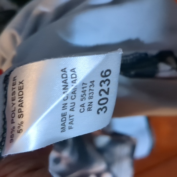 COMPLI K* size L batwing sleeve animal print flowy round hem cowl neck tunic top - Picture 8 of 10